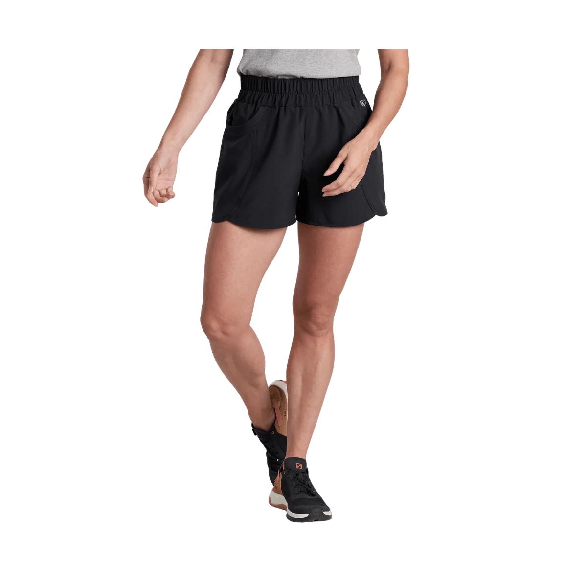 KUHL WOMEN'S VANTAGE TRAINER SHORT 4" - BLACK