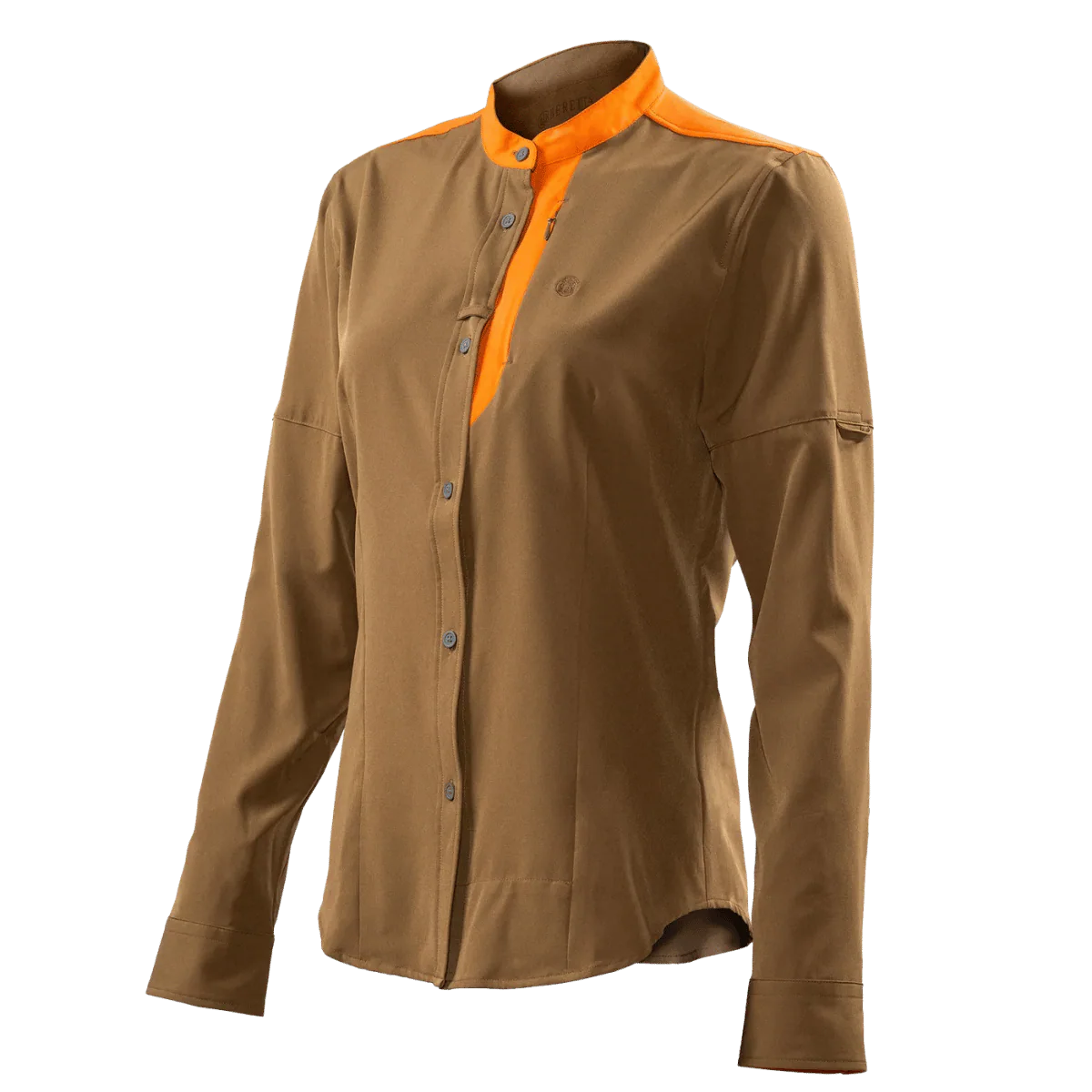 BERETTA WOMEN'S EVAD FLEX SHIRT - TABACCO & BLAZE ORANGE