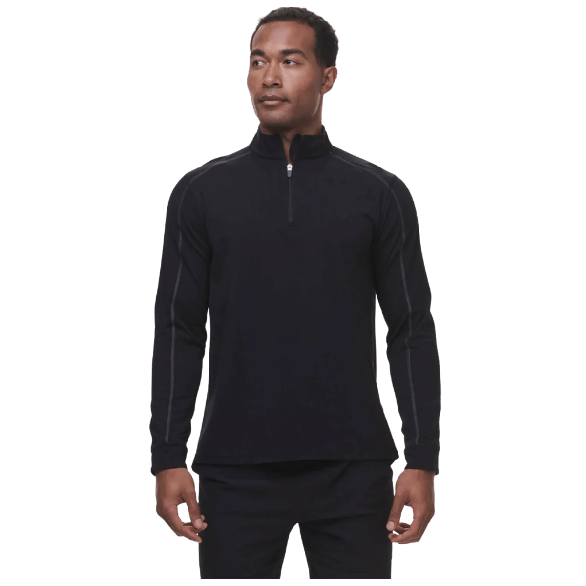 TASC CARROLLTON 1/4 ZIP - BLACK GUNMETAL