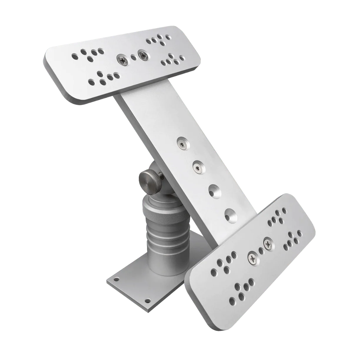 FIN GEAR STAINLESS-STEEL DOUBLE GRAPH MOUNT 4IN - SILVER