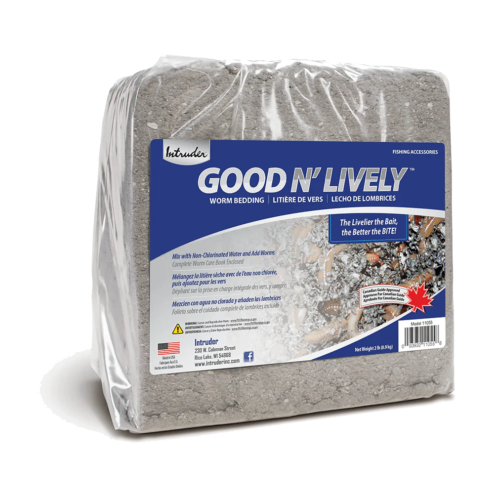 GOOD N' LIVELY WORM BEDDING - 2 LB.