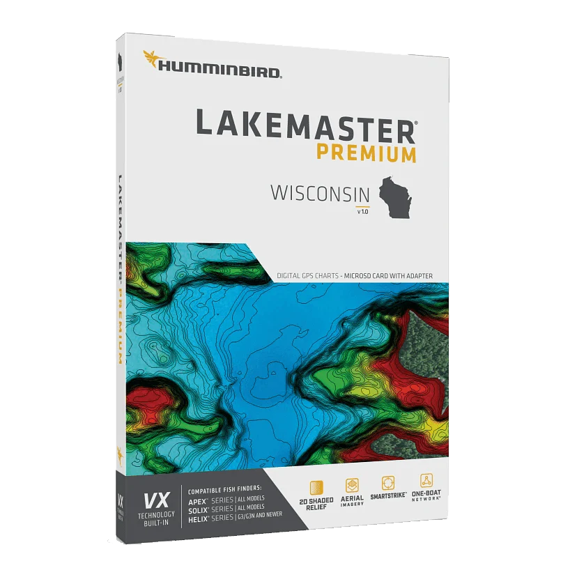 HUMMINBIRD LAKEMASTER PREMIUM - WISCONSIN V1 - Image 2