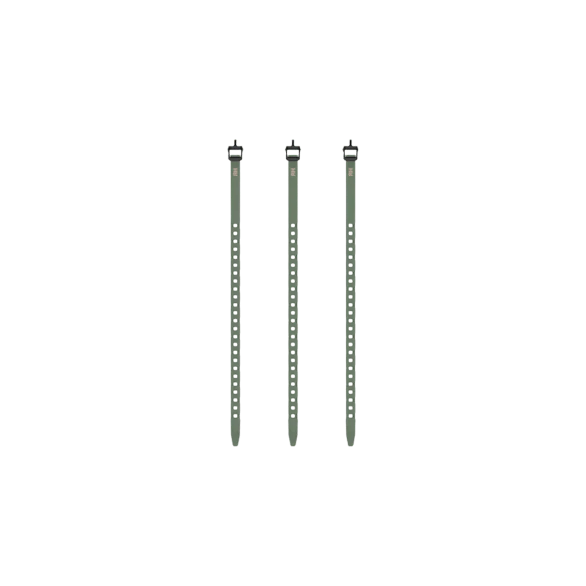 HALF RACK QUICKSTRAP 3 PACK 18IN - GREEN