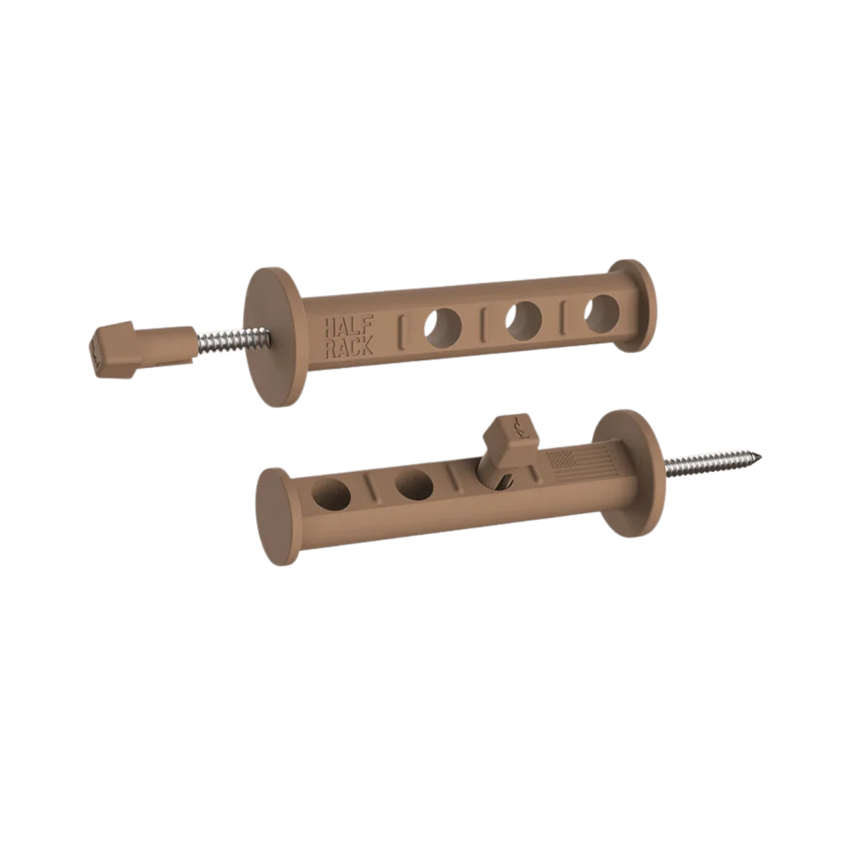 HALF RACK HUNTER HANGER 2 PACK - BROWN