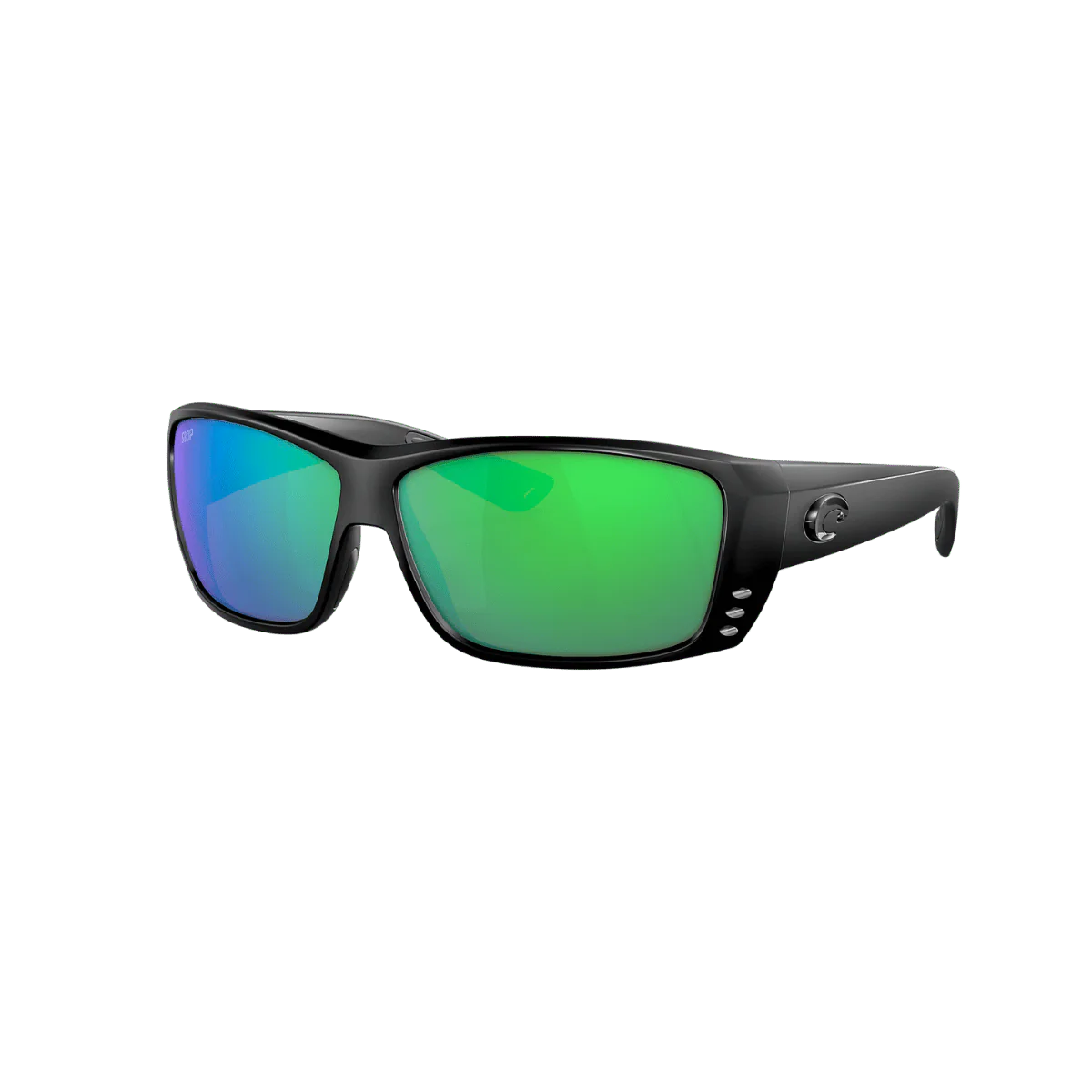 COSTA DEL MAR CAT CAY SUNGLASSES - BLACKOUT - GREEN