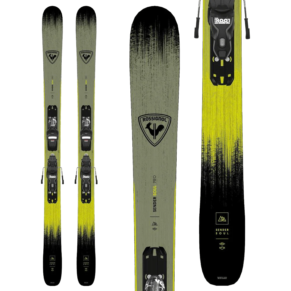 ROSSIGNOL SENDER SOUL PRO JUNIOR SKIS + LOOK XP10 GW BINDINGS 2025