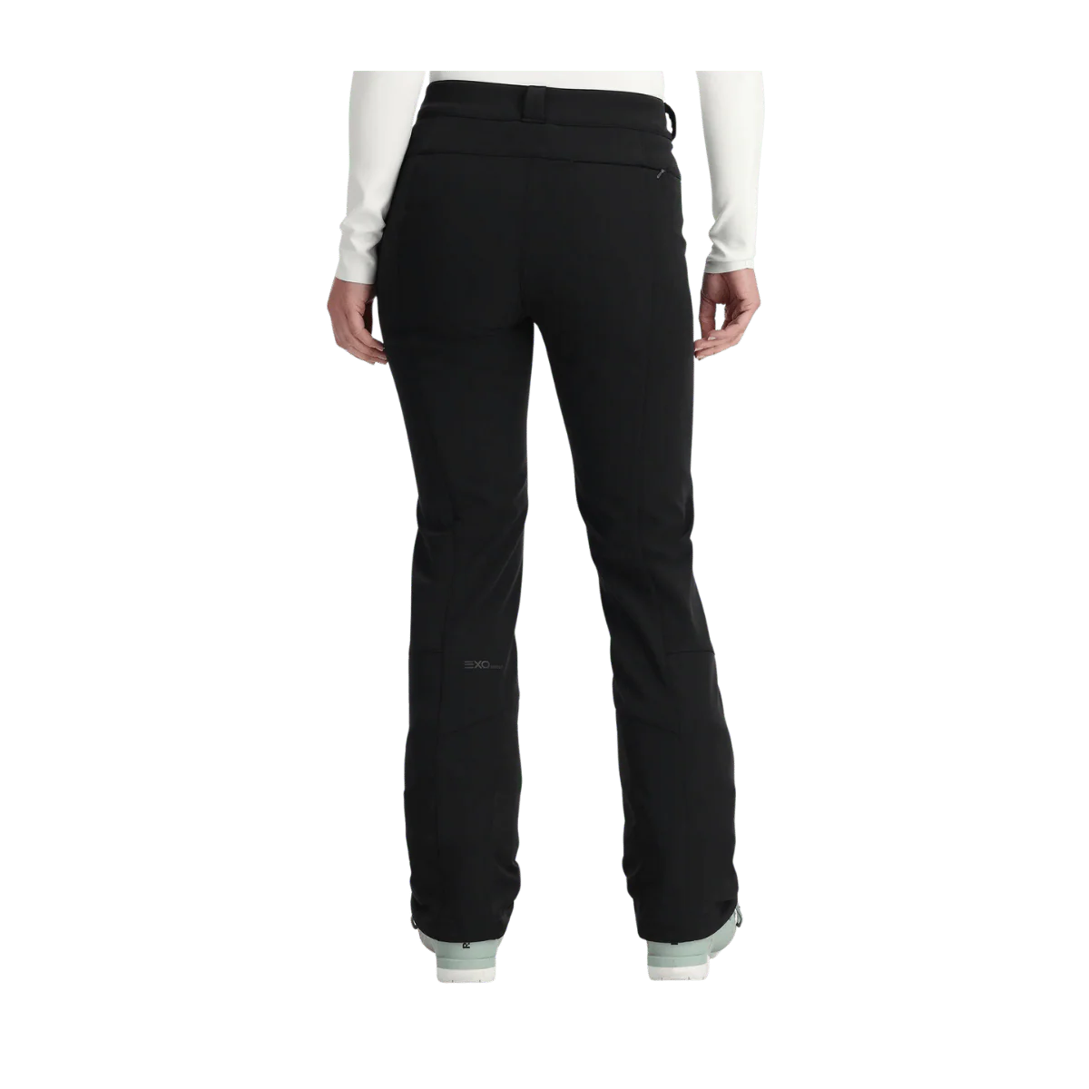 SPYDER WOMEN ORB SOFTSHELL SNOW PANTS - BLACK - Image 3