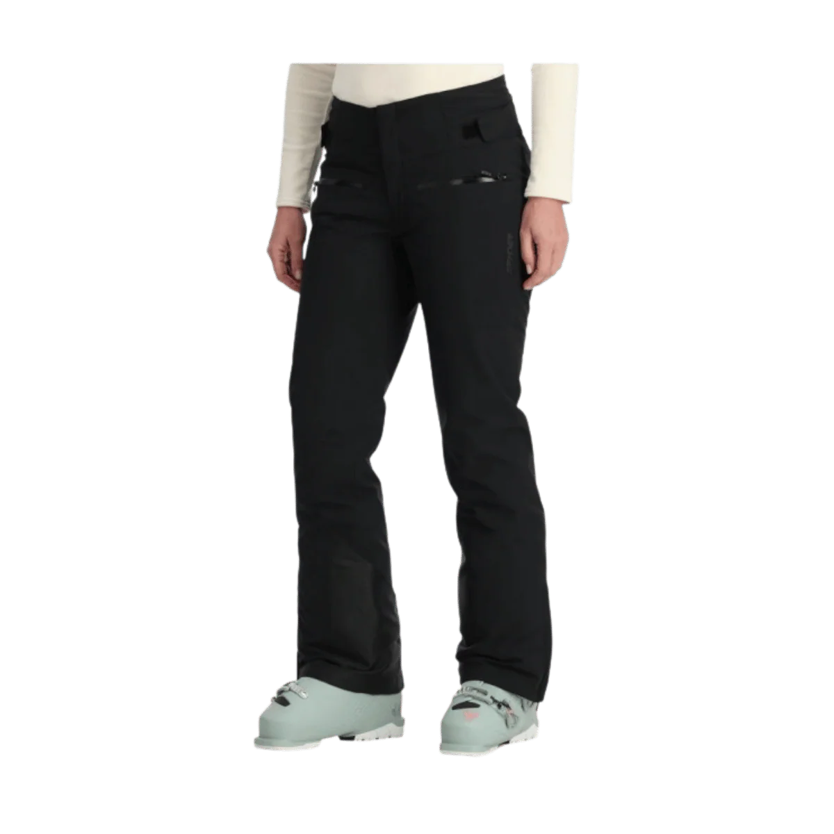 SPYDER WOMEN'S WINTER WINNER PANTS - BLACK - Image 2