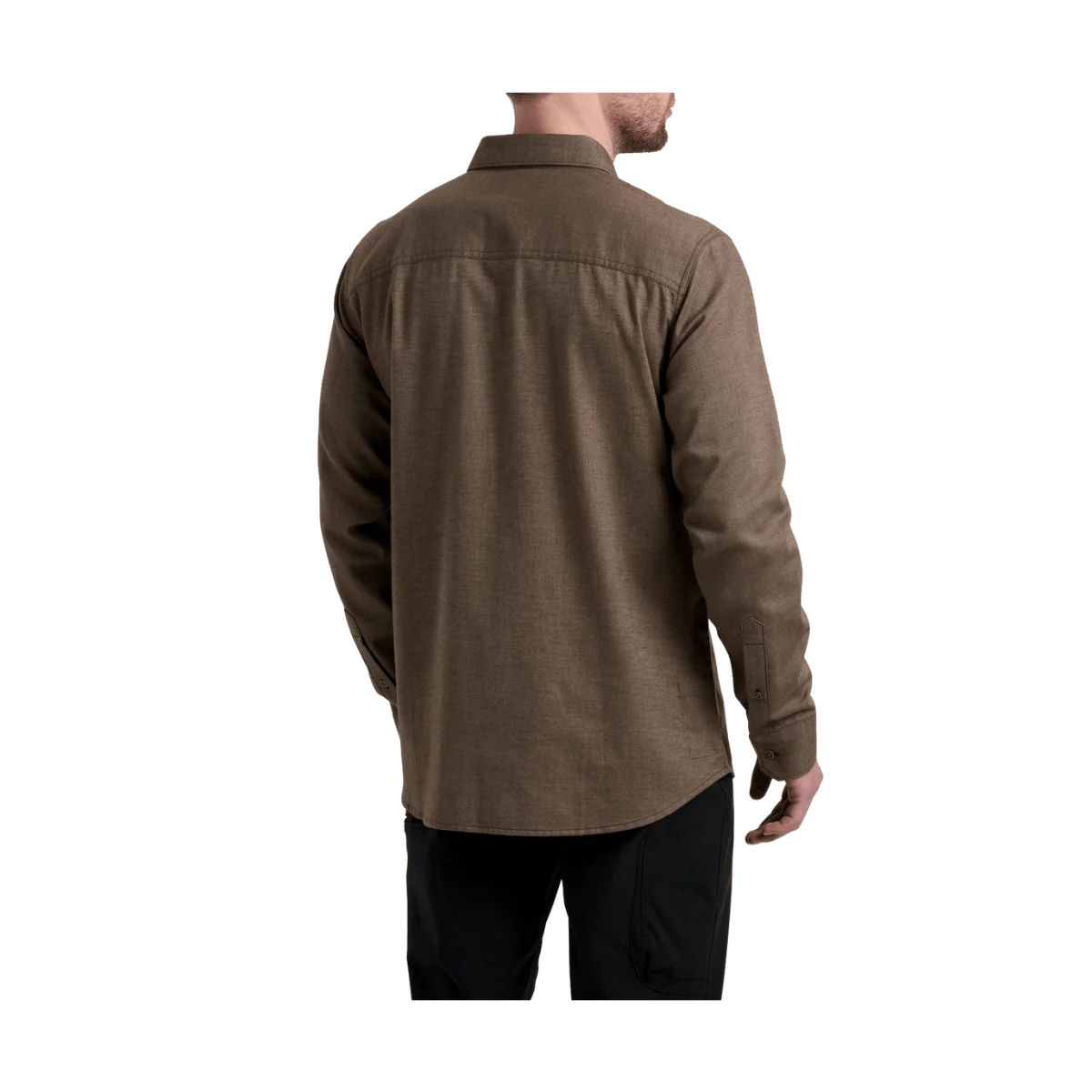 KUHL MEN'S DESCENDR FLANNEL LONG SLEEVE - SAND STORM - Image 2