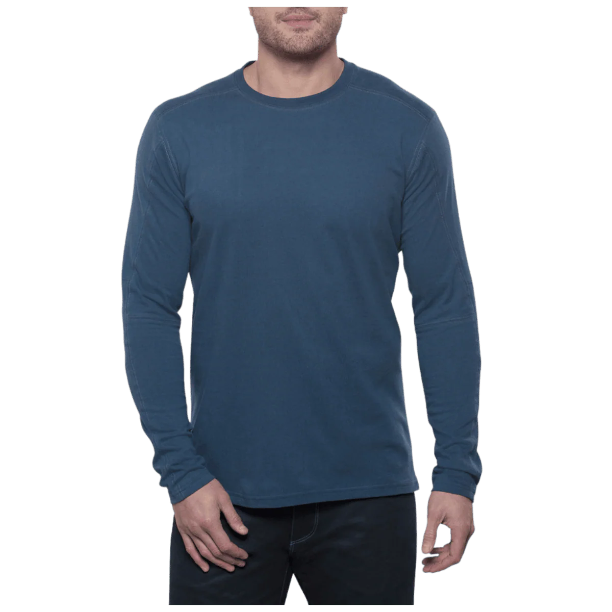 KUHL BRAVADO CREW NECK LONG SLEEVE - PIRATE BLUE