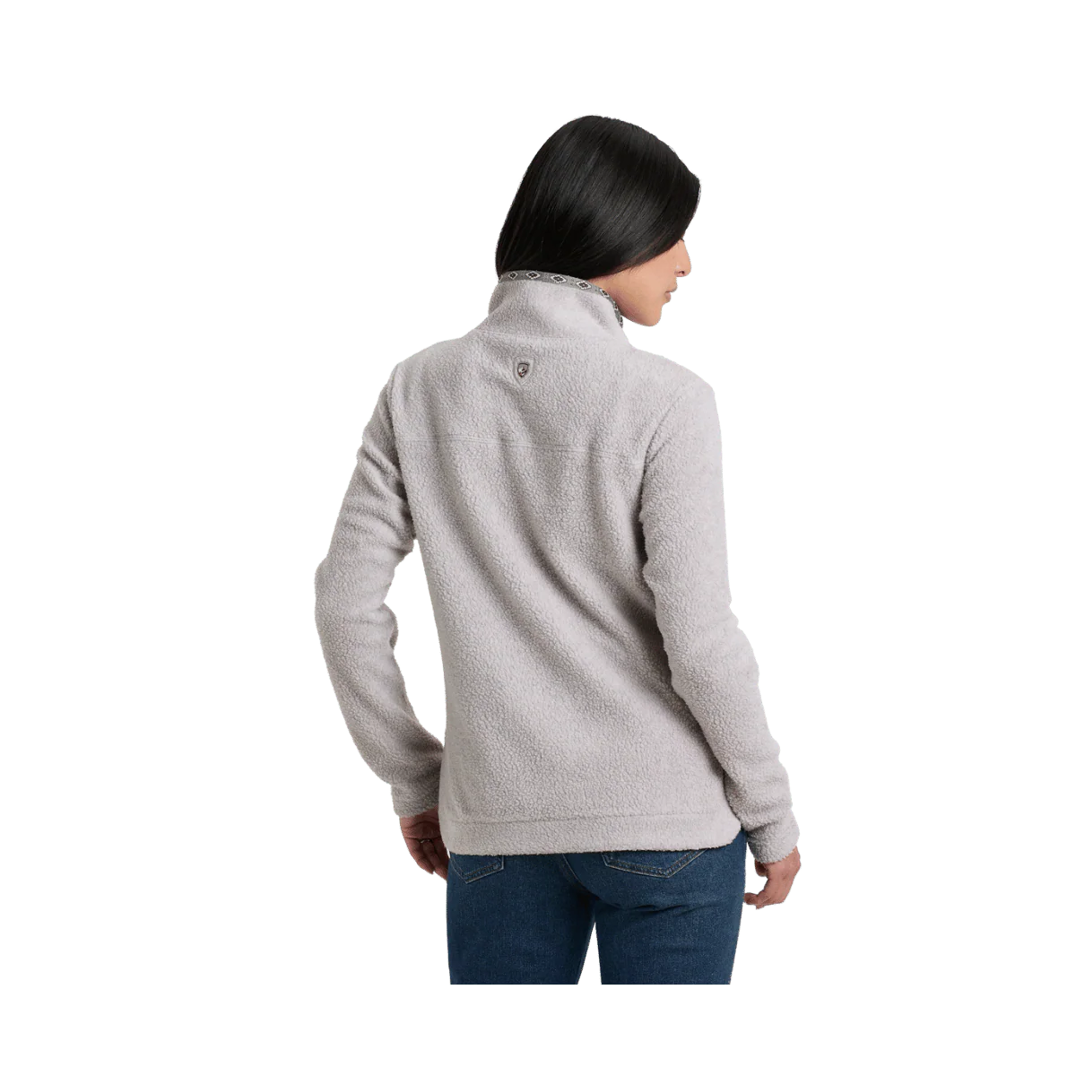 KUHL WOMEN'S HYGGE SNAP PULLOVER - NATURAL - Image 2