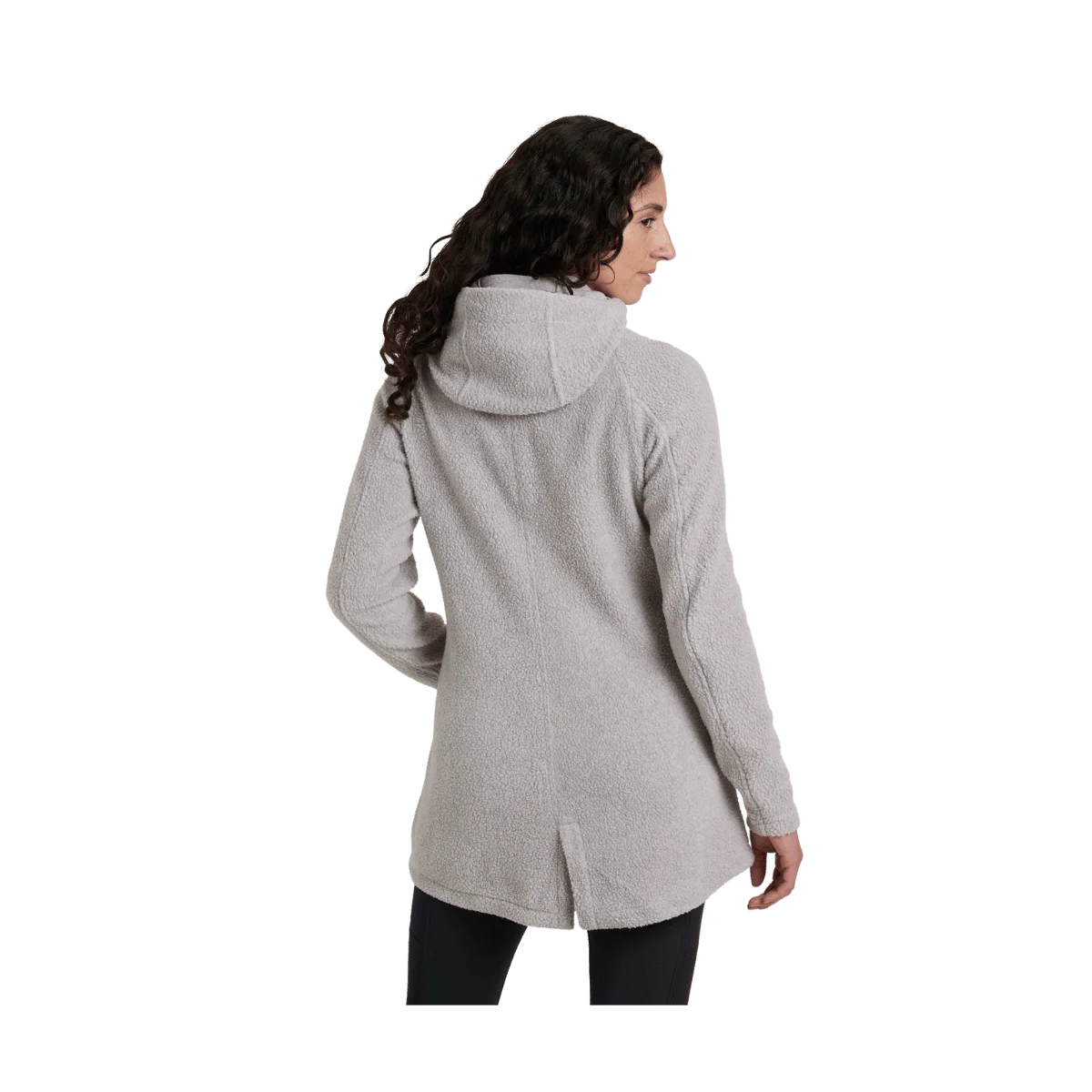 KUHL WOMEN'S HYGGE FLEECE LONG HOODY - NATURAL - Image 2