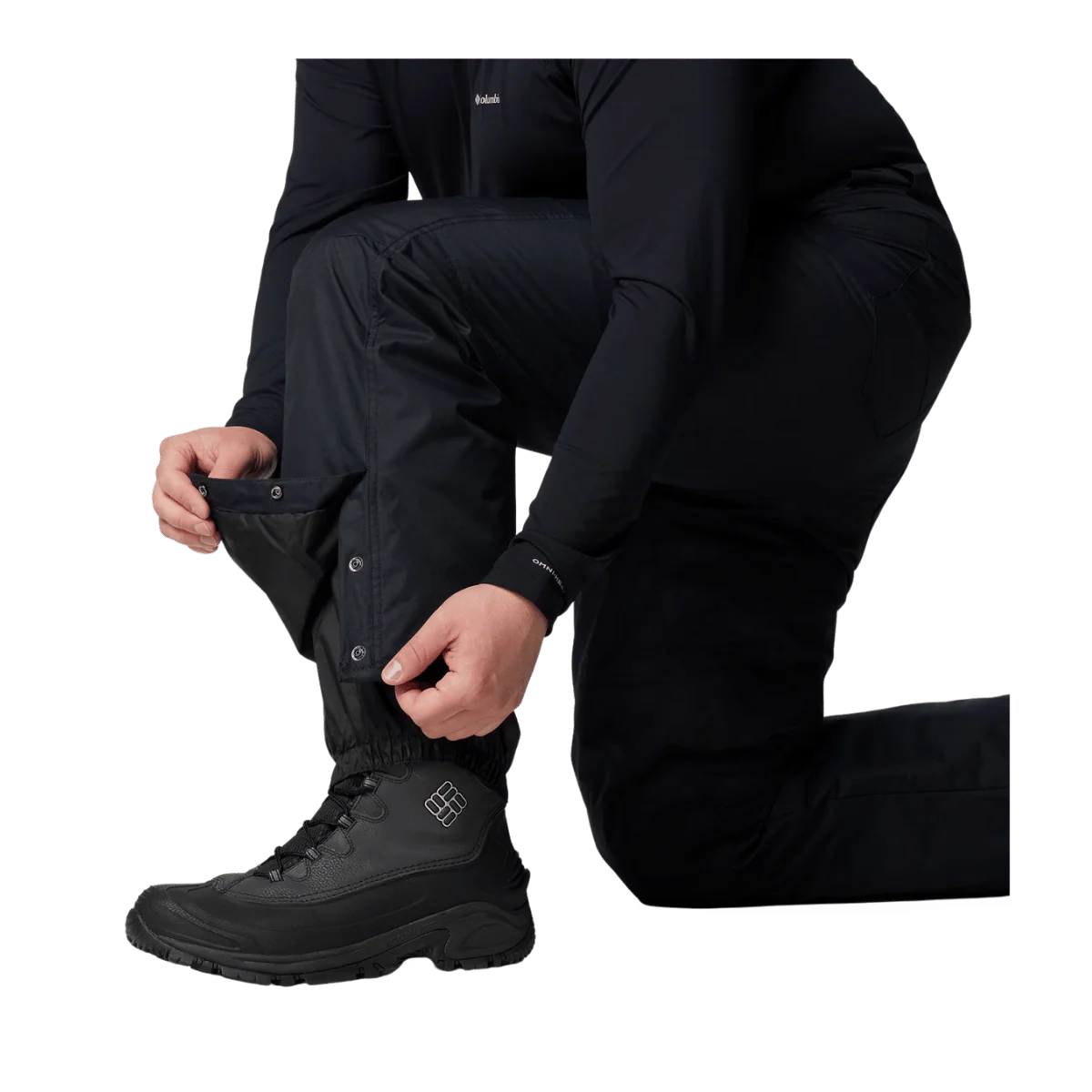 COLUMBIA MEN'S BUGABOO V PANTS - BLACK - Image 3
