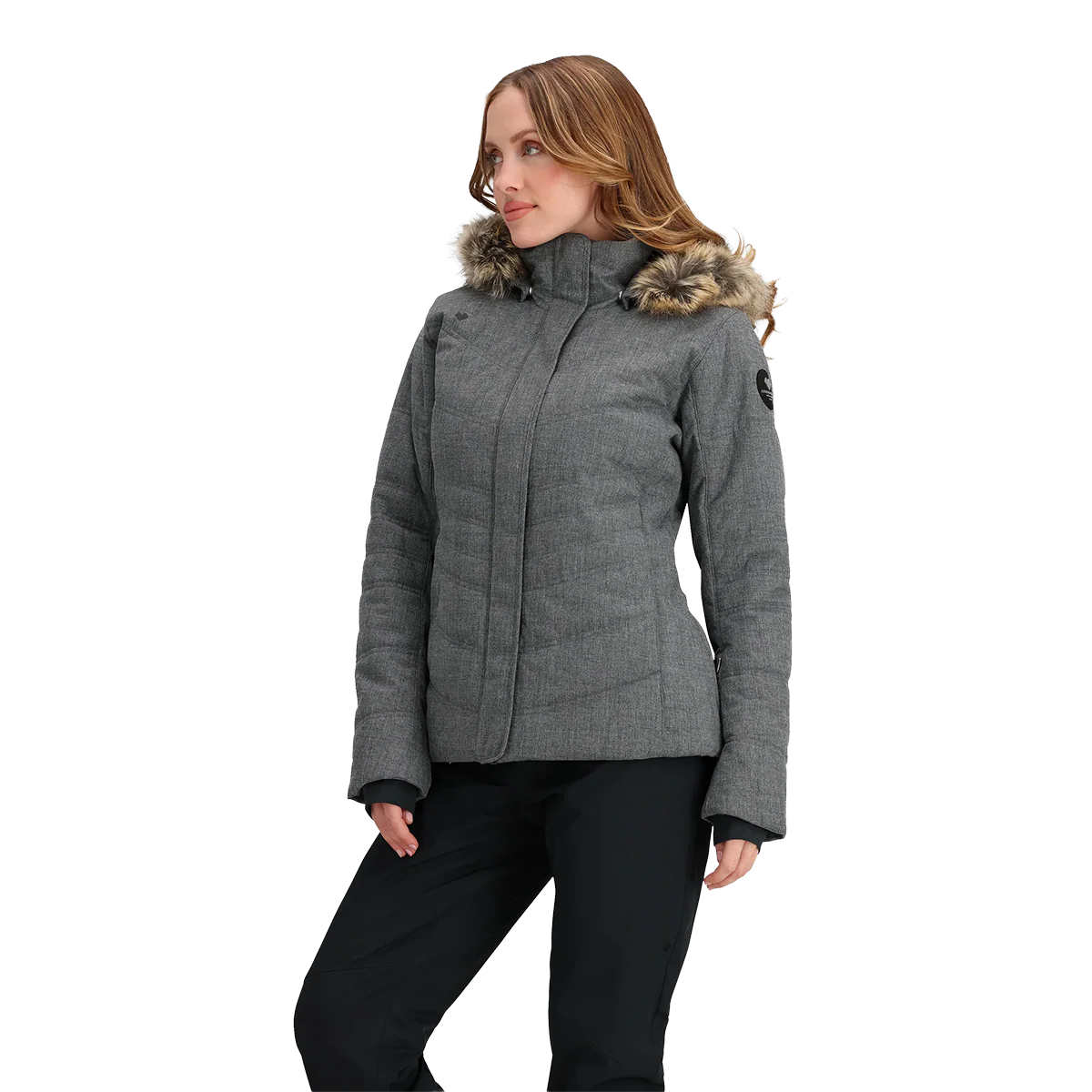 OBERMEYER WOMEN'S TUSCANY II JKT - CHARCOAL