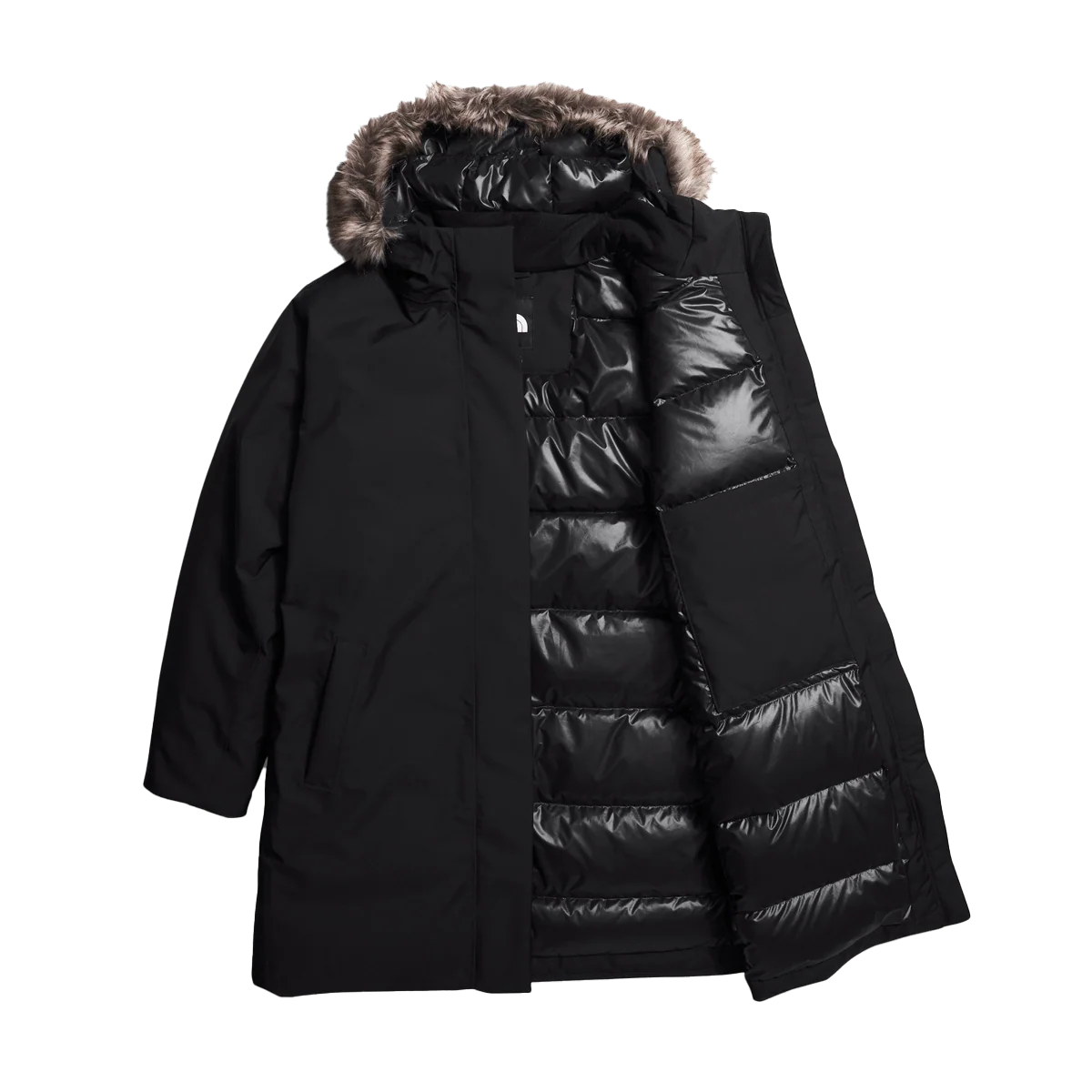 THE NORTH FACE WOMEN'S ARCTIC PARKA - BLACK - Image 2