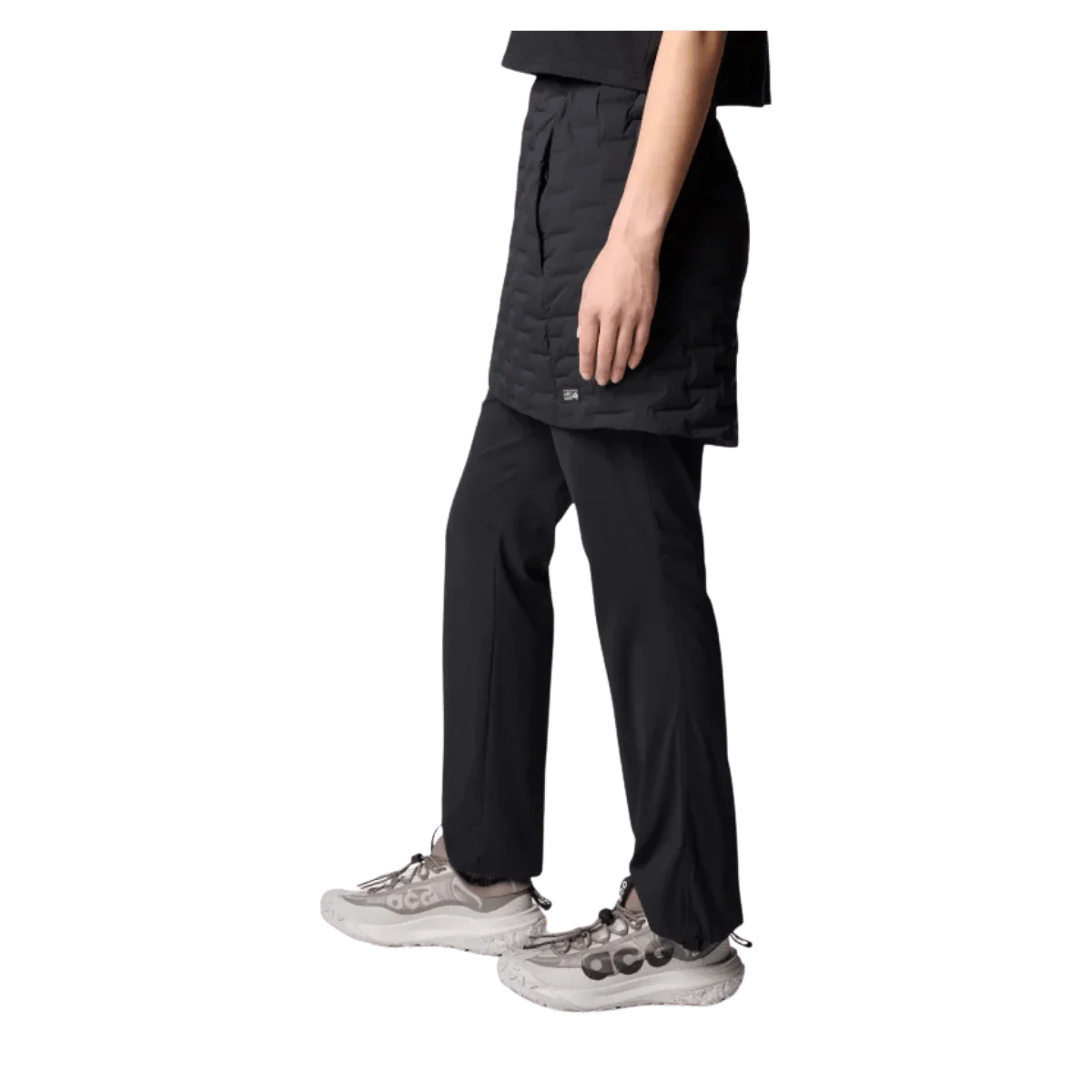 MOUNTAIN HARDWEAR WOMEN'S STRETCHDOWN SKIRT - BLACK - Image 4