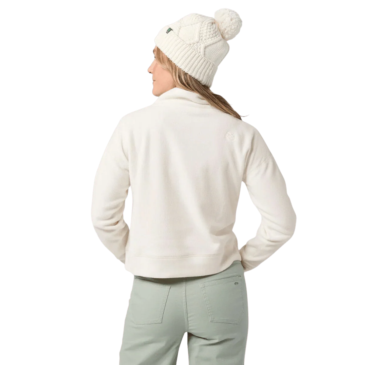 STIO WOMEN'S TURPIN FLEECE MOCKNECK - MOUNTAIN GOAT - Image 3