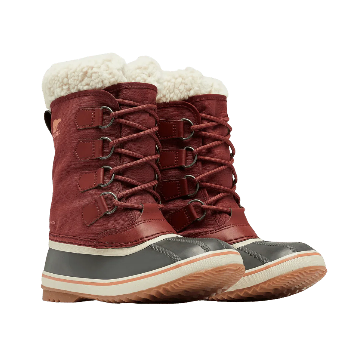 SOREL WOMEN'S WINTER CARNIVAL WATERPROOF BOOT - SPICE/GUM 10 - Image 3