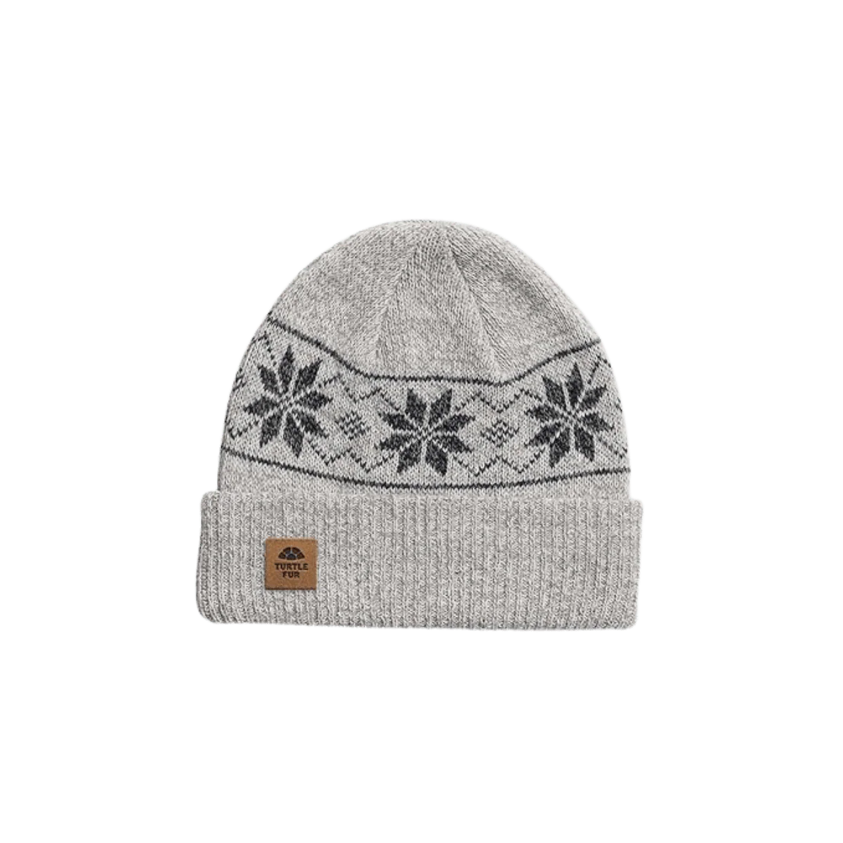 TURTLE FUR OCEAN RAGG WOOL MOUNT SNOW BEANIE - BEIGE