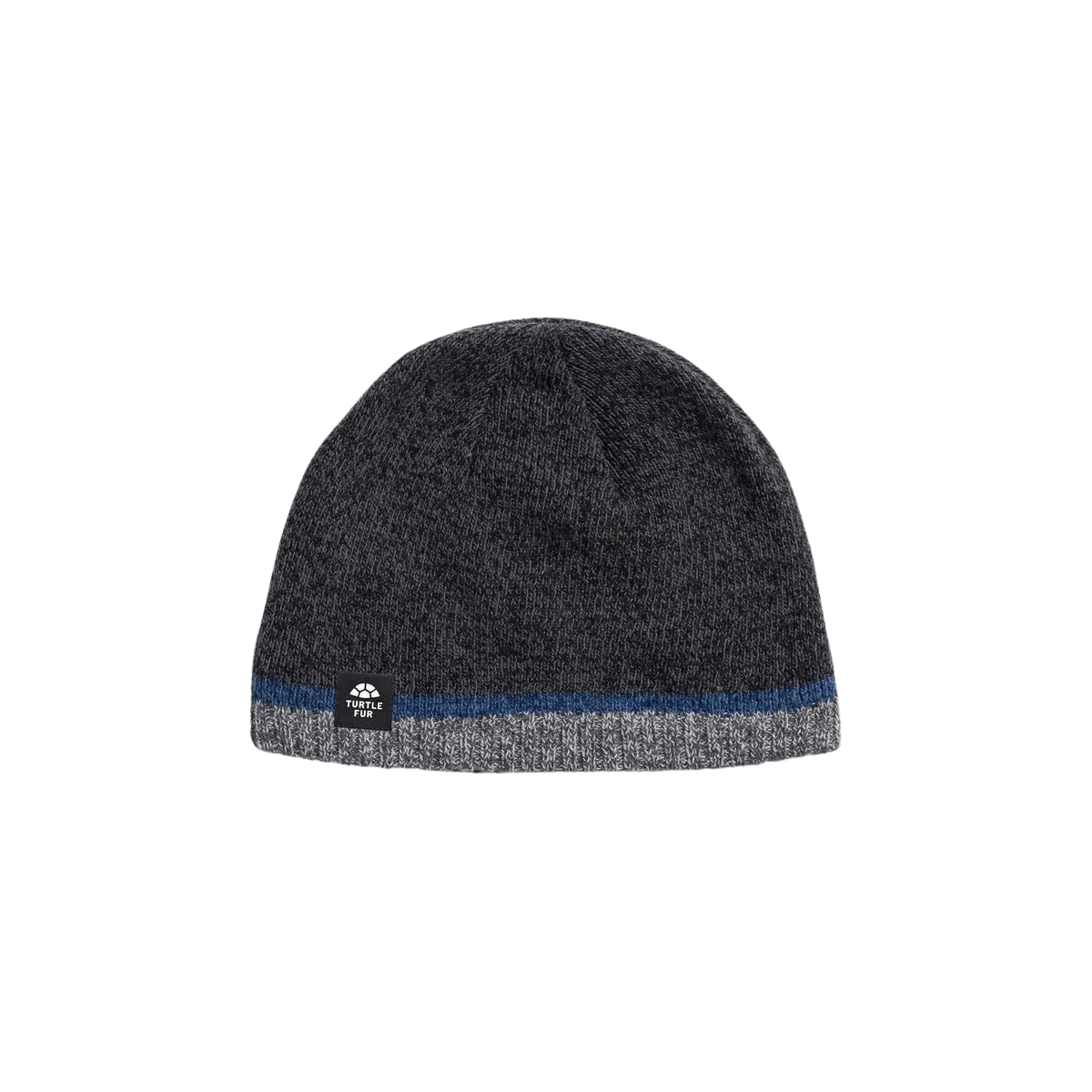 TURTLE FUR OCEAN RAGG WOOL HARBOUR TOWN BEANIE - BLACK