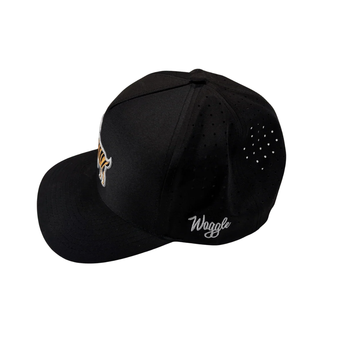 WAGGLE GOLF GOAT HAT - BLACK - Image 3