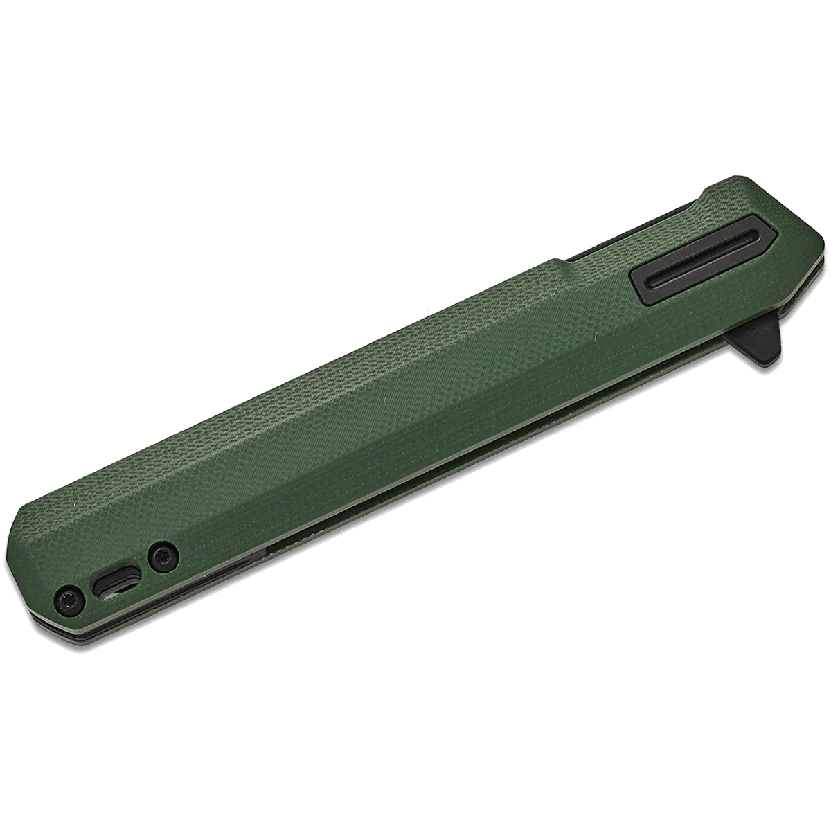 TEKTO F2 BRAVO FOLDING KNIFE FLIPPER - GREEN G10 - Image 3