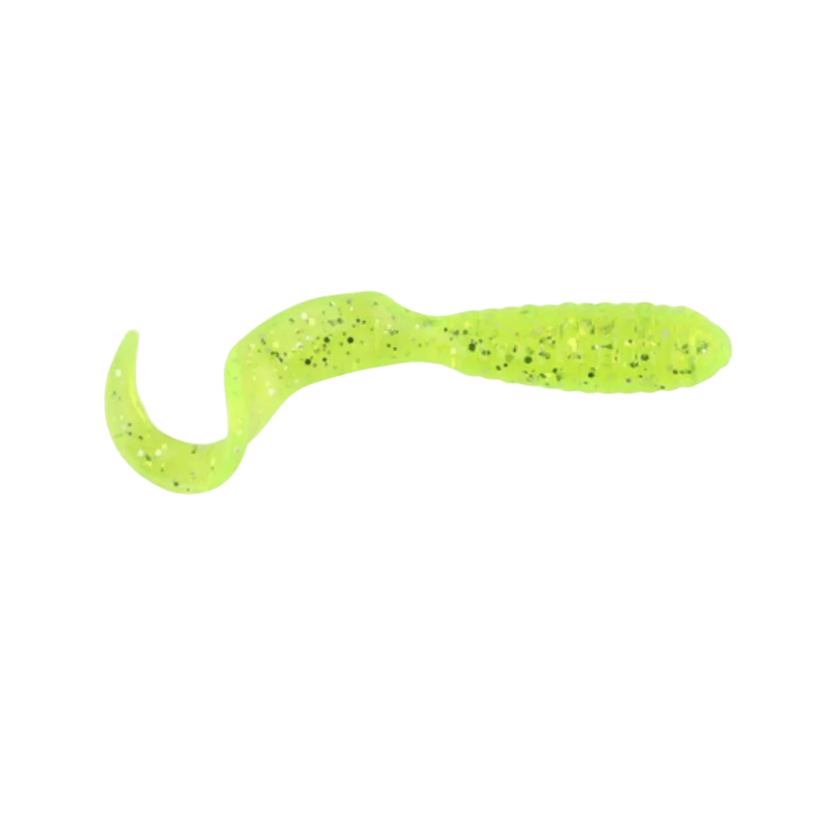 MISTER TWISTER MEENY LURE 20PK - 3IN - CHART/SILVER FLAKE