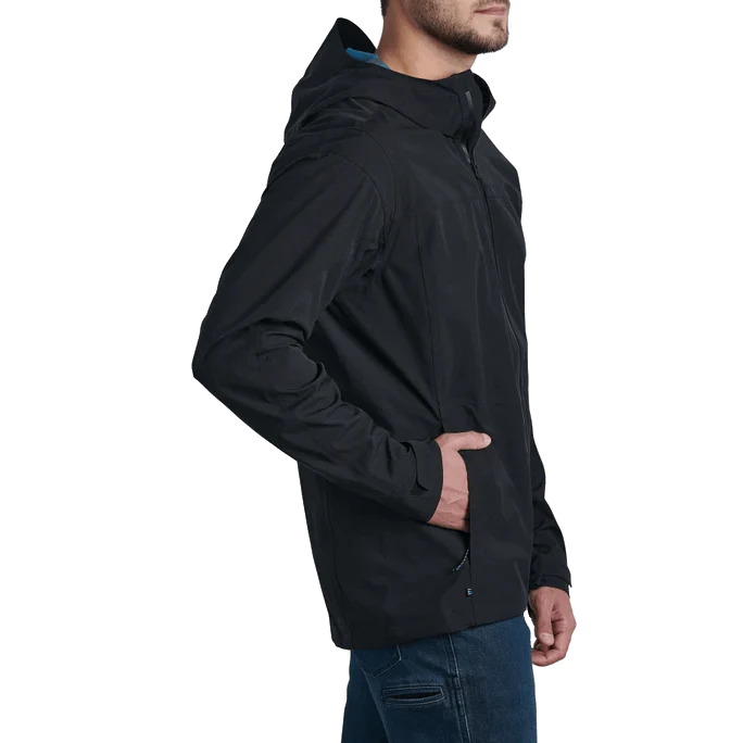 KUHL STRETCH VOYAGR RAIN JACKET - RAVEN - Image 3