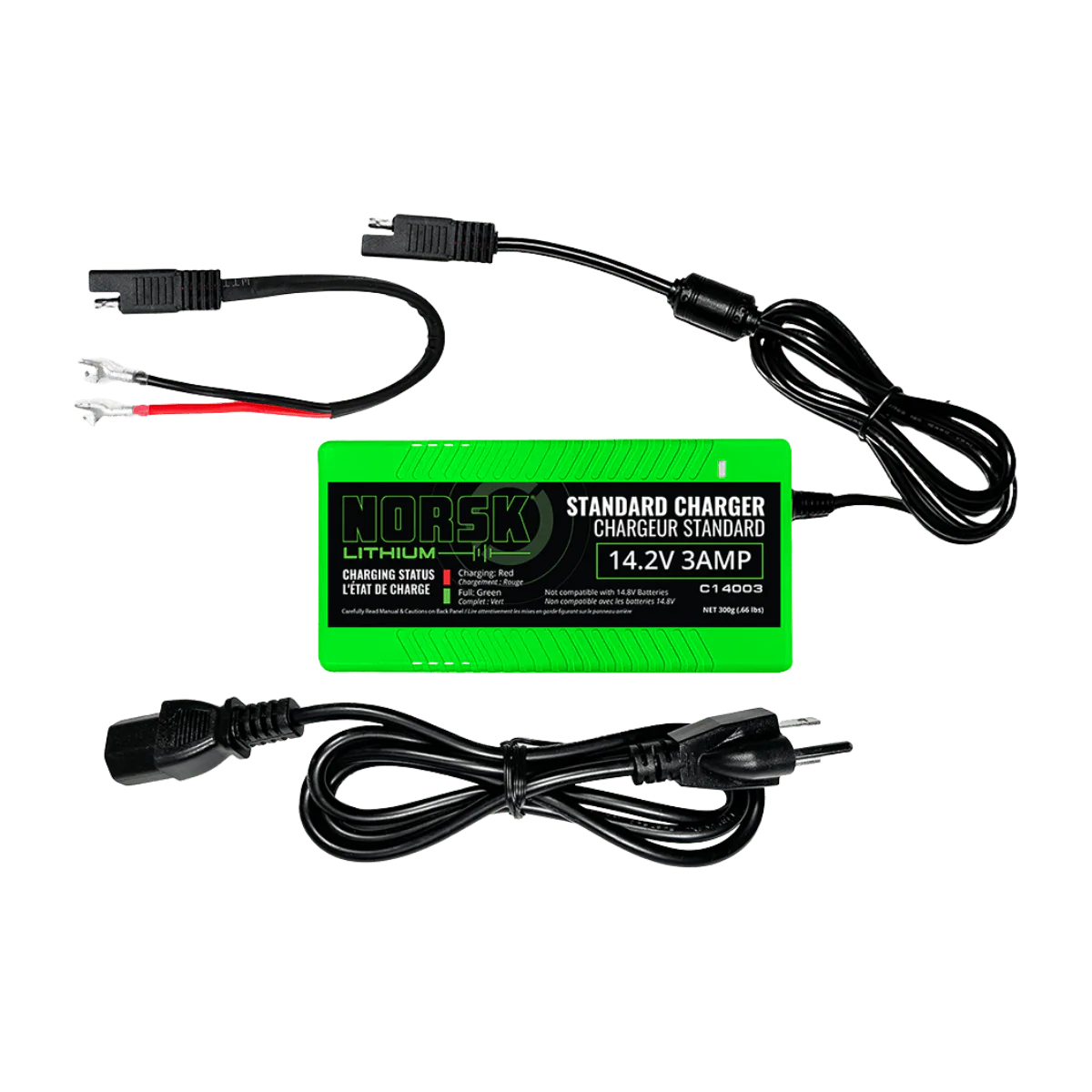 NORSK FISHING 12.8V 15AH LITHIUM BATTERY WITH CHARGER - Image 2