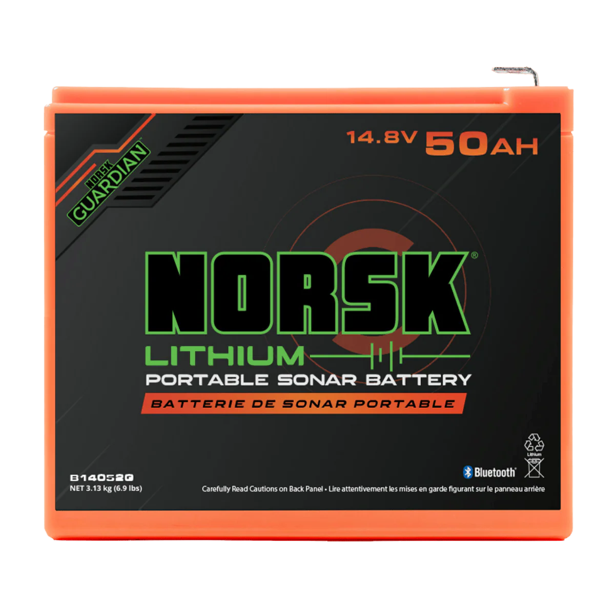 NORSK FISHING 14.8V 50AH LITHIUM-ION BATTERY WITH CHARGER