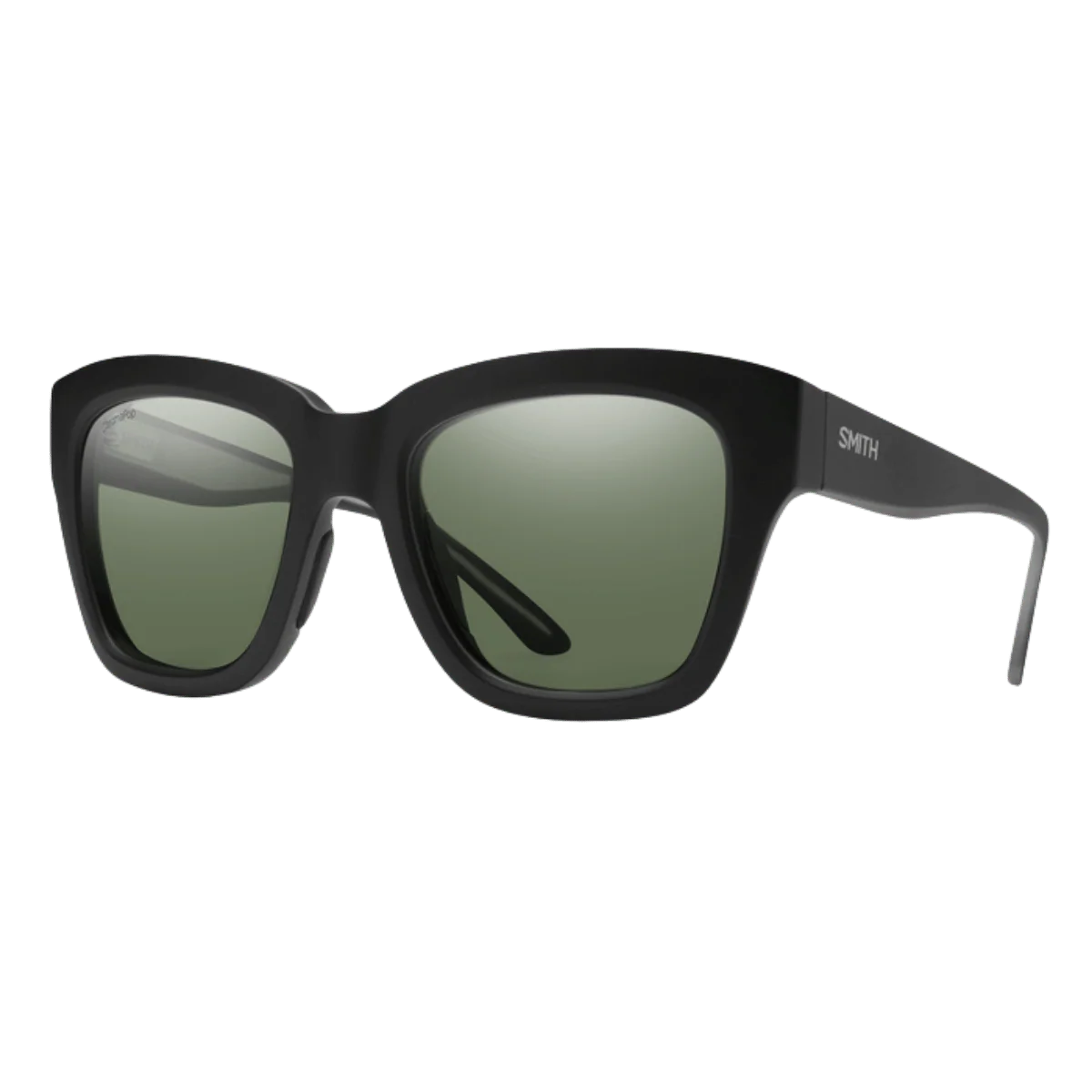SMITH SWAY SUNGLASSES - MATTE BLACK/CHROMAPOP GRAY GREEN