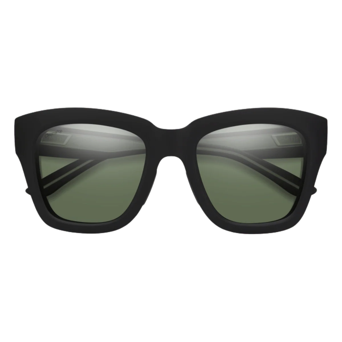 SMITH SWAY SUNGLASSES - MATTE BLACK/CHROMAPOP GRAY GREEN - Image 2
