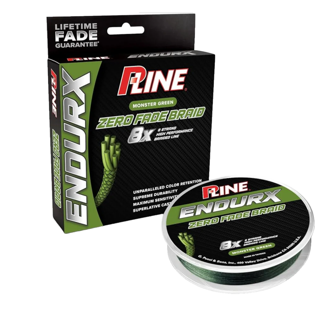 P-Line EndurX Zero Fade Braid 150 yds, Monster Green