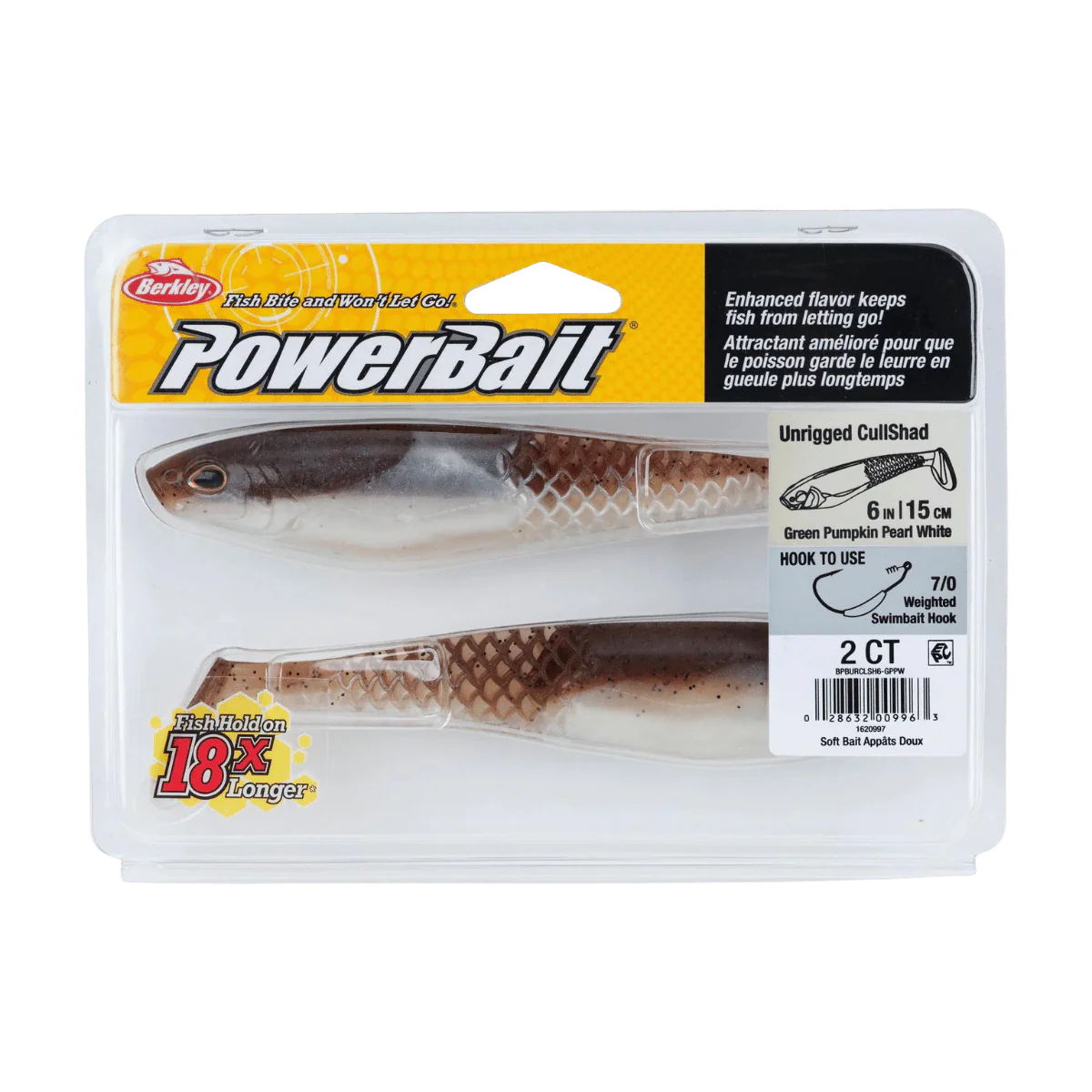 BERKLEY POWERBAIT CULLSHAD 6IN UNRIGGED SWIMBAIT - Image 6