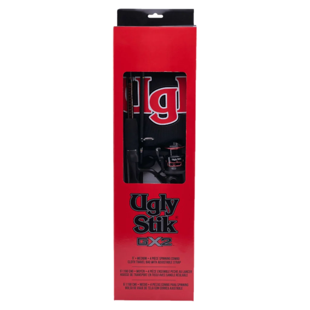 Ugly Stik GX2™ Travel Spinning Kit 6' M 4PC - Image 2