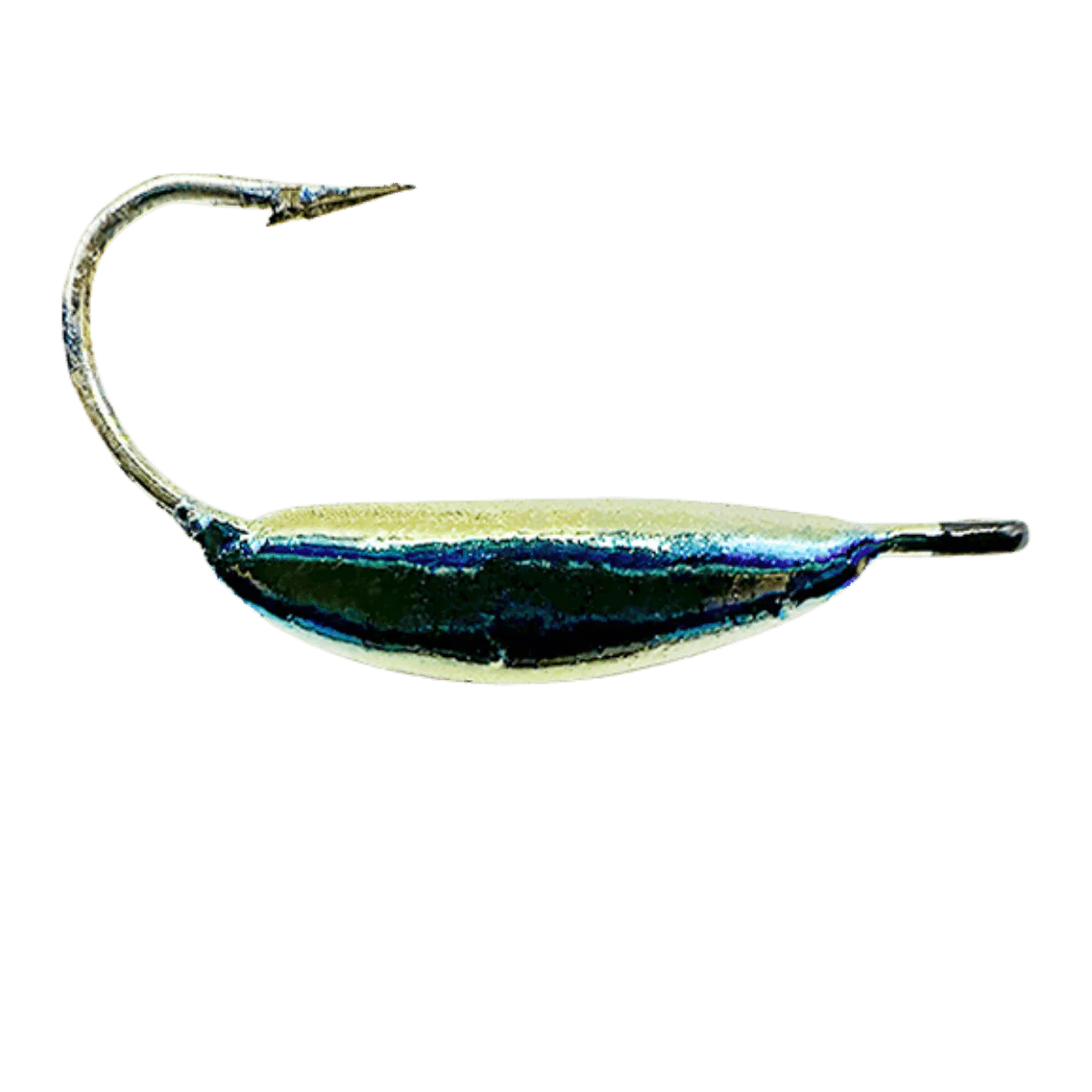 MAD SCIENTIST TACKLE MOONLIGHT ICE JIG BLACK SCALES HOOK SIZE 2