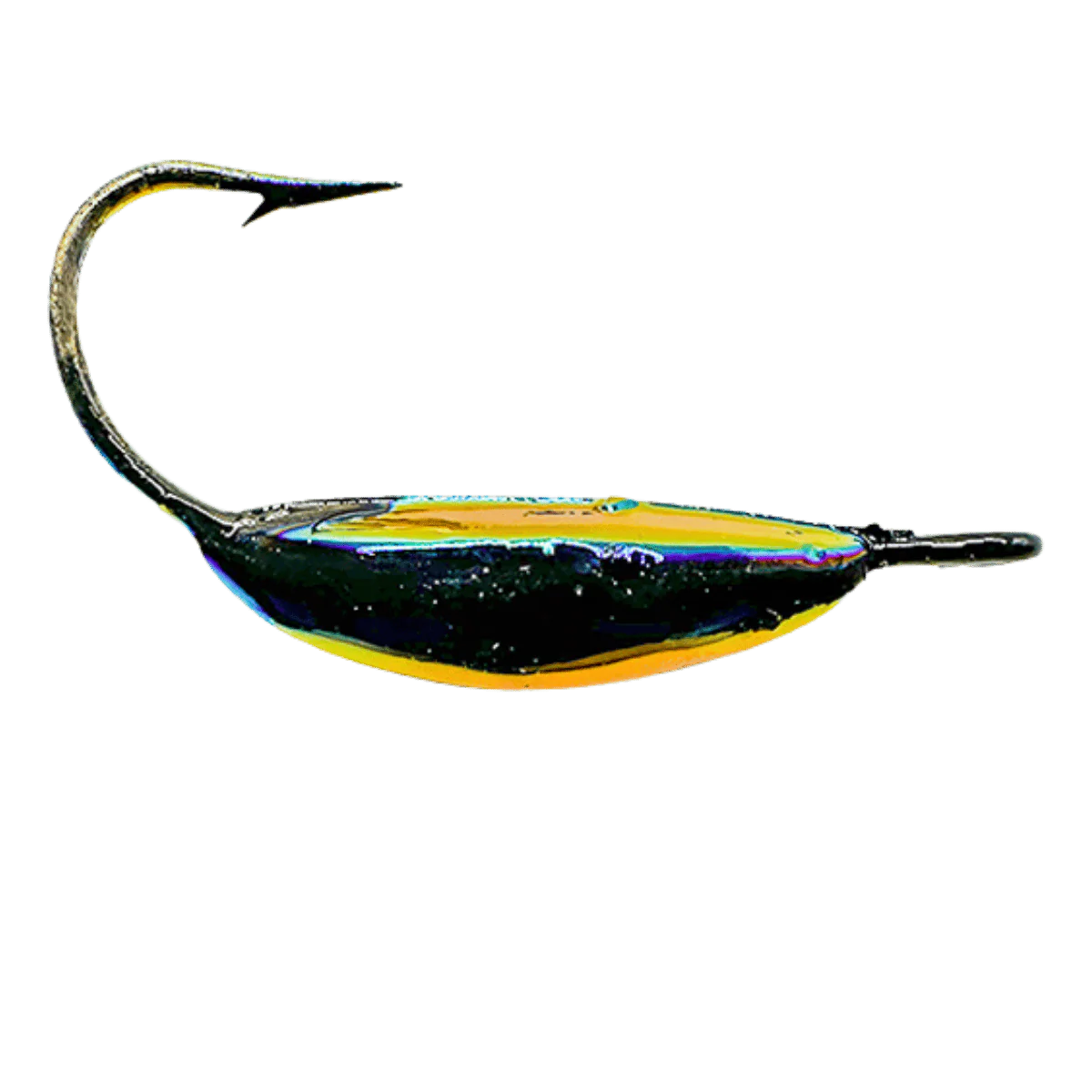 MAD SCIENTIST TACKLE MOONLIGHT ICE JIG BLACK SCALES HOOK SIZE 2 - Image 4