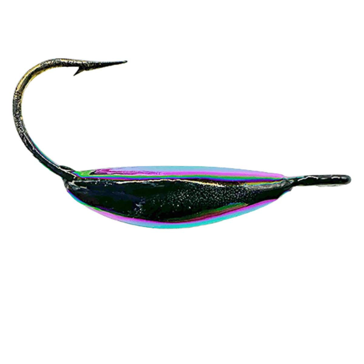 MAD SCIENTIST TACKLE MOONLIGHT ICE JIG BLACK SCALES HOOK SIZE 2 - Image 5