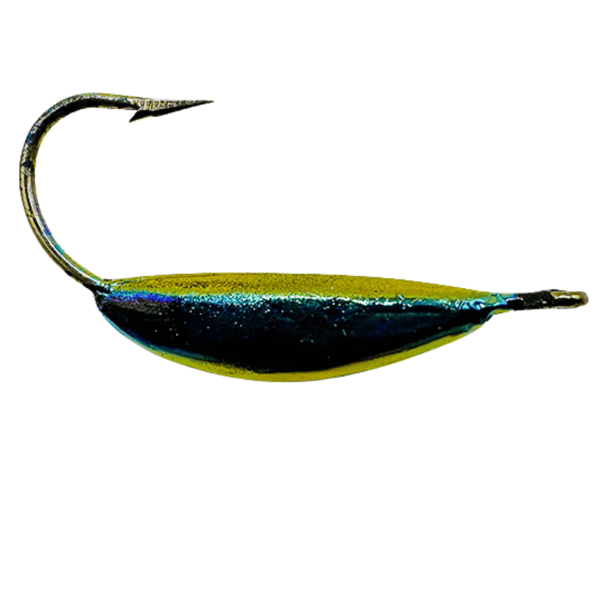 MAD SCIENTIST TACKLE MOONLIGHT ICE JIG BLACK SCALES HOOK SIZE 2 - Image 6