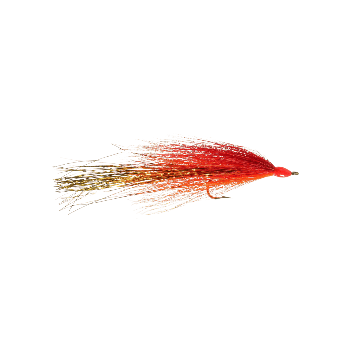 RAINY`S LEFTY'S SHARK/CUDA FLY -RED/ORANGE #3/0