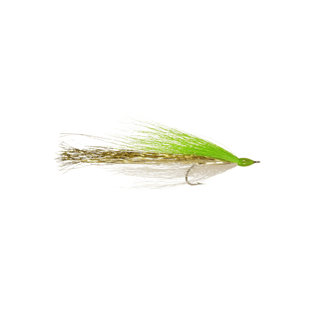 RAINY`S LEFTY'S SHARK/CUDA FLY -CHART/WHITE #3/0 - 5"