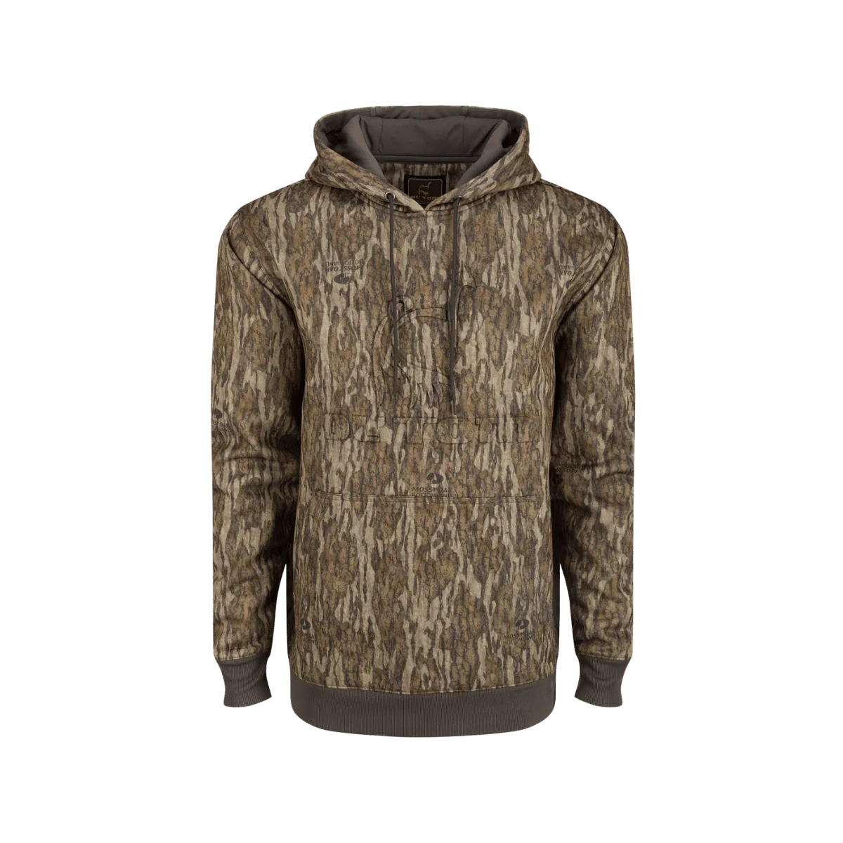 OL`TOM EDDY EMBOSSED SOLID HOODIE - BOTTOMLAND
