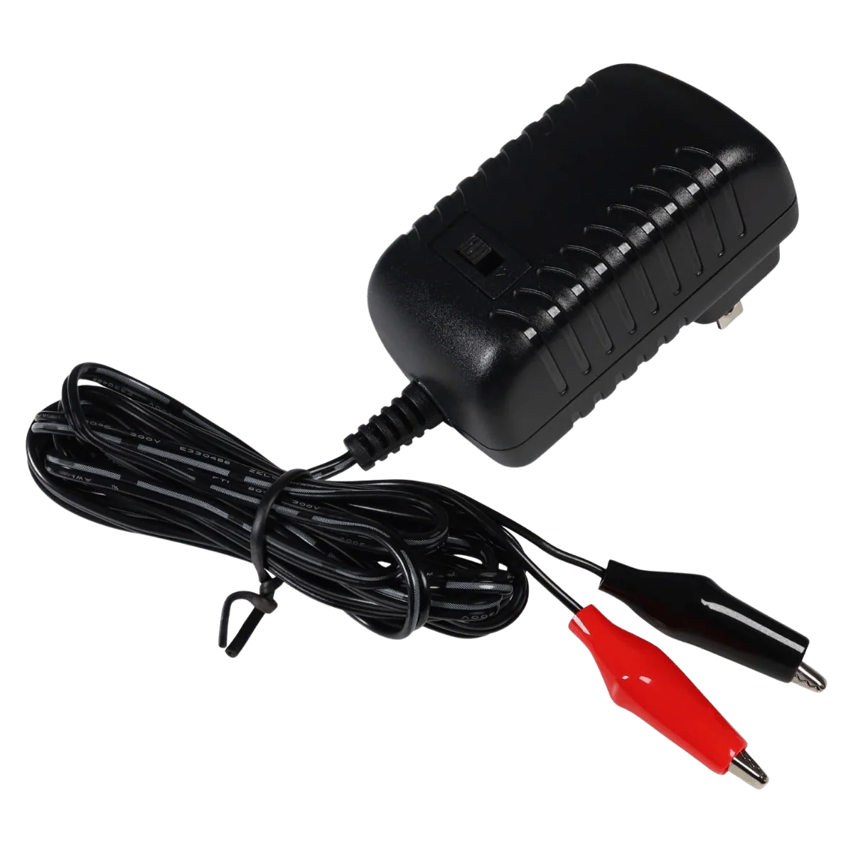 UPG D1724 SEALED LEAD ACID BATTERY CHARGER 6V/12V SWITCHABLE SINGLE-STAGE WITH ALLIGATOR CHIPS