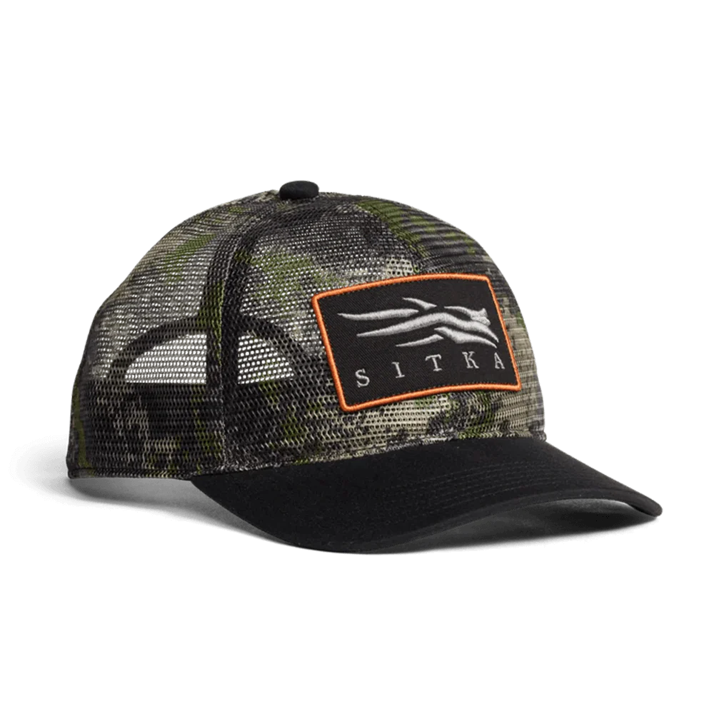 ICON OPTIFADE MESH MID PRO TRUCKER HAT BLACK COVER