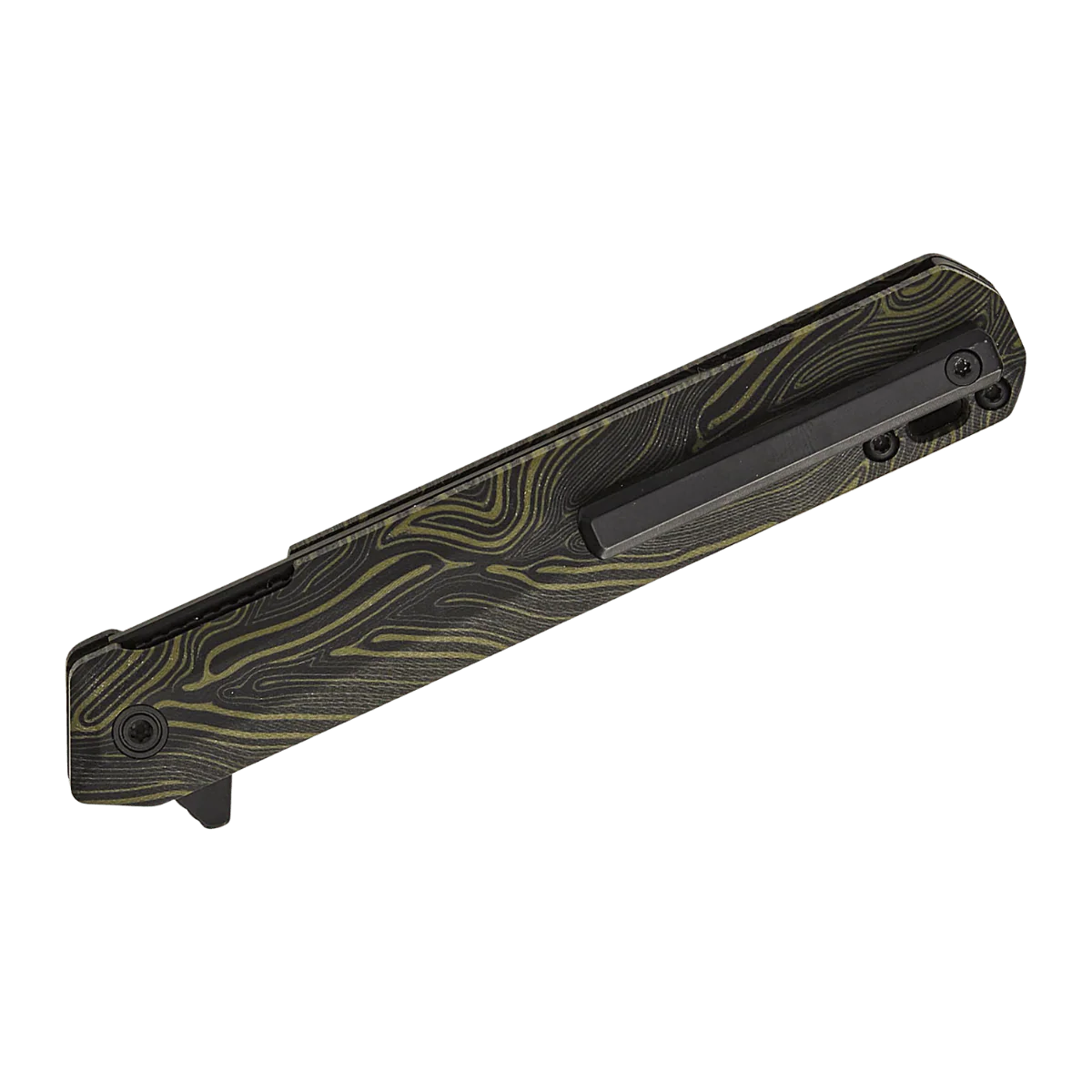 TEKTO KNIVES F2 BRAVO DAMASCUS D2 FINE FLIPPER - Image 2