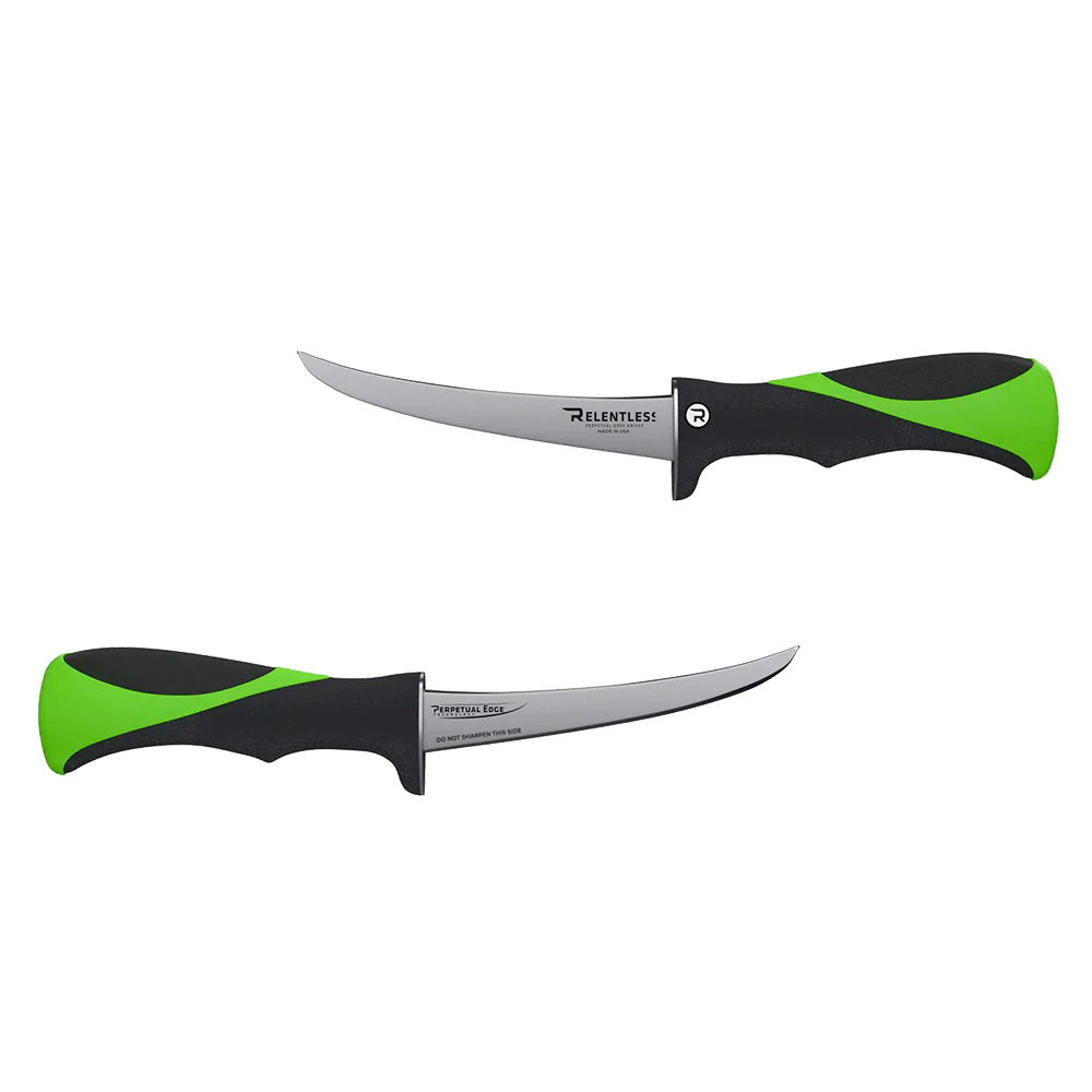 RELENTLESS KNIVES CURVED FILLET KNIFE W/SHEATH 6IN - Image 3