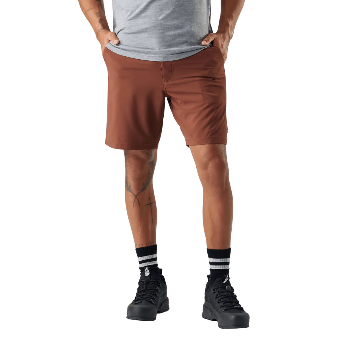 SMARTWOOL 8" SHORT - SABLE BROWN