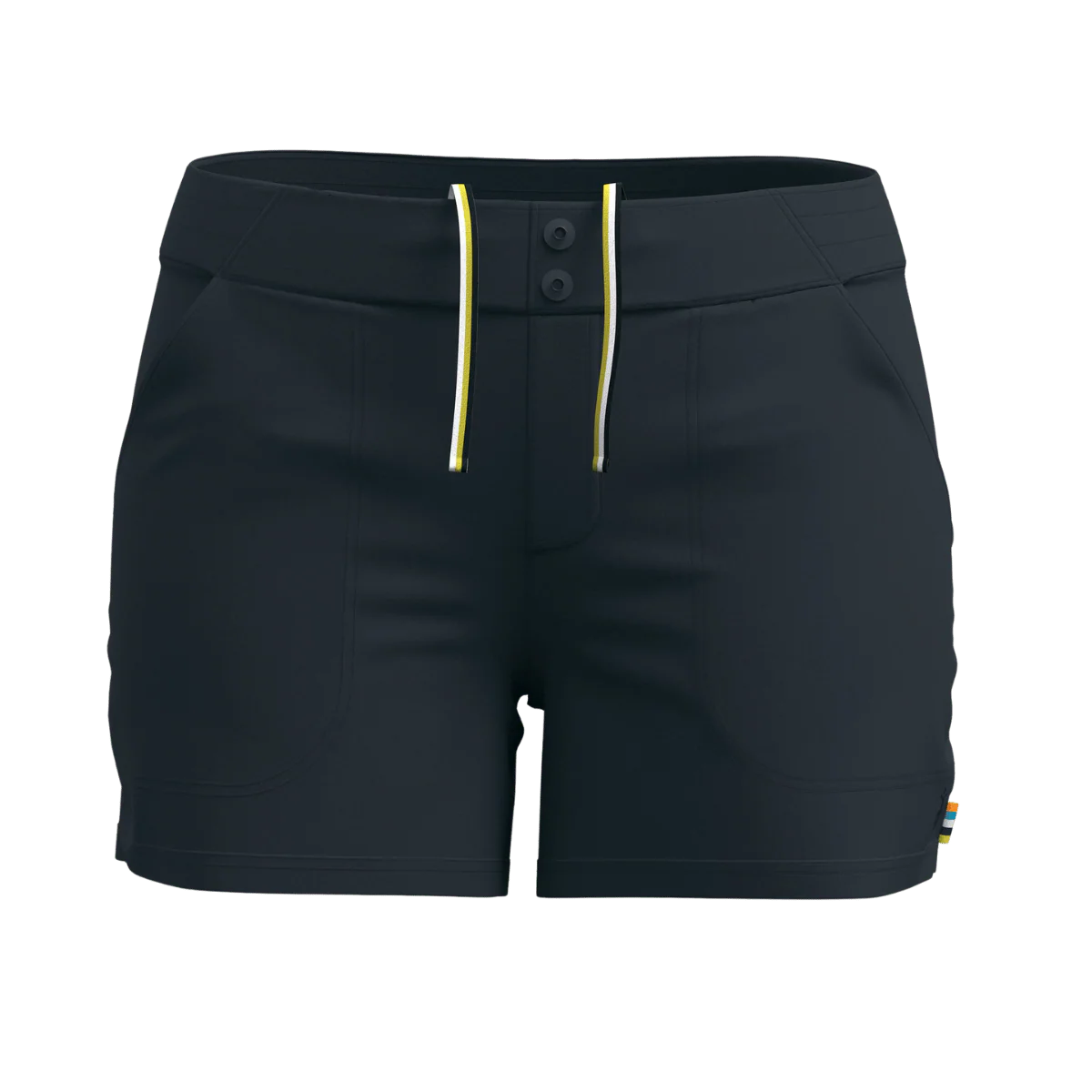 SMARTWOOL WOMEN'S HIKE SHORT 4" - BLACK - Image 3