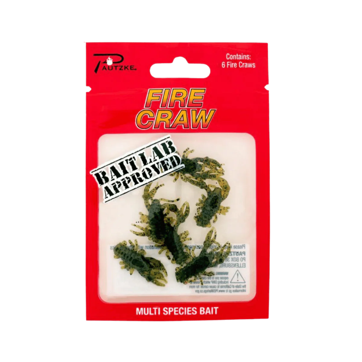 PAUTZKE BAIT FIRE CRAW 6CT