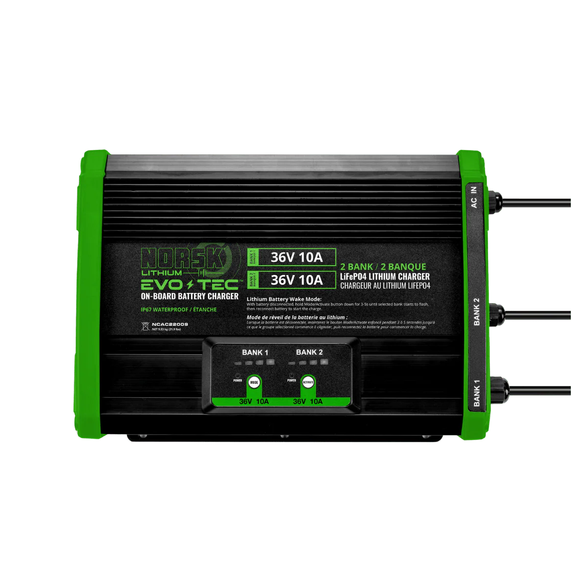 NORSK FISHING 36V/36V 2B BATTERY CHARGER